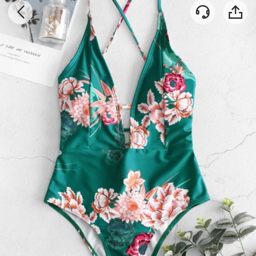 one piece swimsuit!